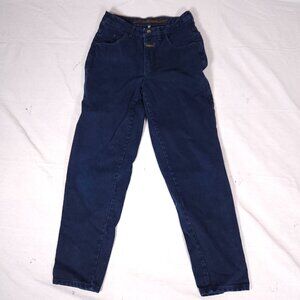 Marithe Francois Girbaud Blue Jeans Womens 9/10 Short Logo Denim Pants FLAW